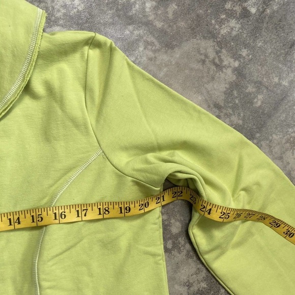 Soft Surroundings Jacket Womens Medium Nirvana Lime Button Closure New - Picture 3 of 11